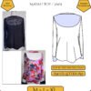 Women's top pattern cover