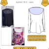 Women's top pattern cover