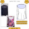 Mayah top 2601 cover xs-m 2 Women's top pattern cover for the Mayah Top