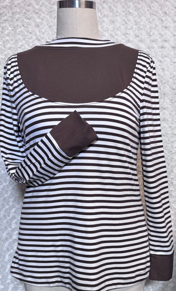 IMG_8931 Women's stripe color block top