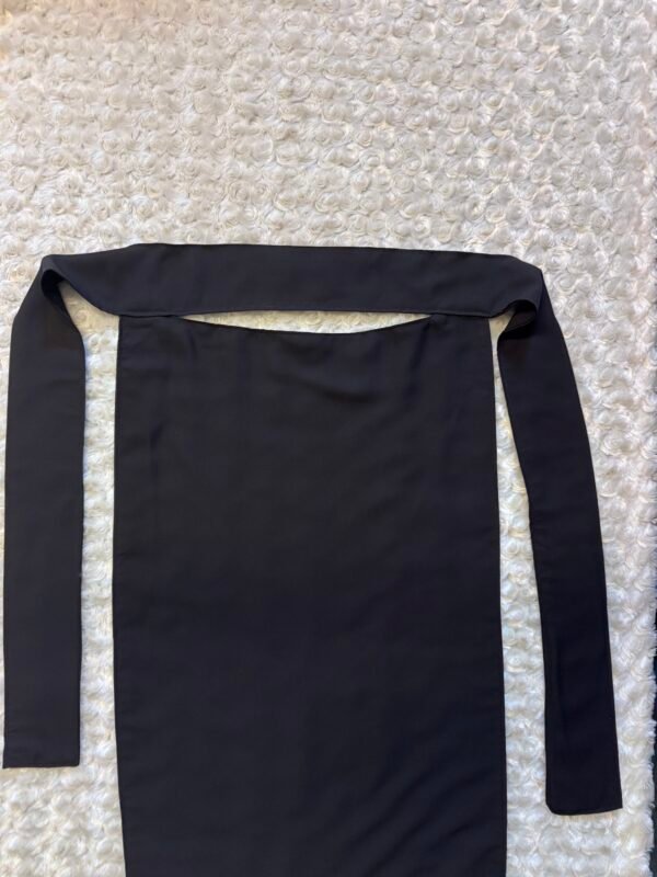 black single layer niqab