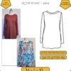 Q-tee tunic 2605 cover m-xl Q-tee-tunic 2605 pattern cover m-xl-
