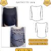aaliyah tee cover xs-m Aaliyah Tee / 2604 Digital PDF Sewing Pattern XS-M